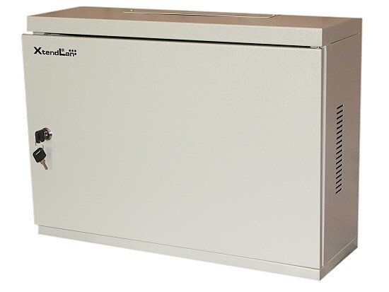 XtendLan Rozvaděč 540x120x350, šedý, uchycení pro zařízení 19"/2U, na zeď
