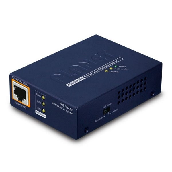 Planet POE-171A-95 Ultra PoE injektor 802.3bt do 95W, 1000Base-T, desktop Planet POE-171A-95 Ultra PoE injektor 802.3bt do 95W, 1000Base-T, desktop