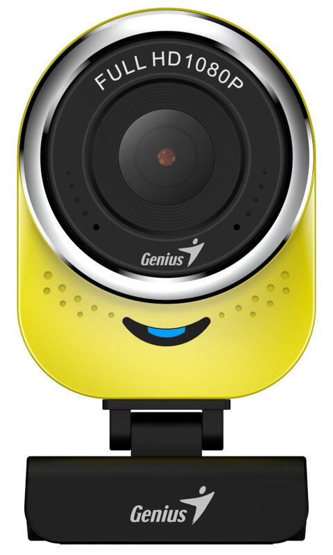 GENIUS webová kamera QCam 6000/ žltá/ Full HD 1080P/ USB2.0/ mikrofón