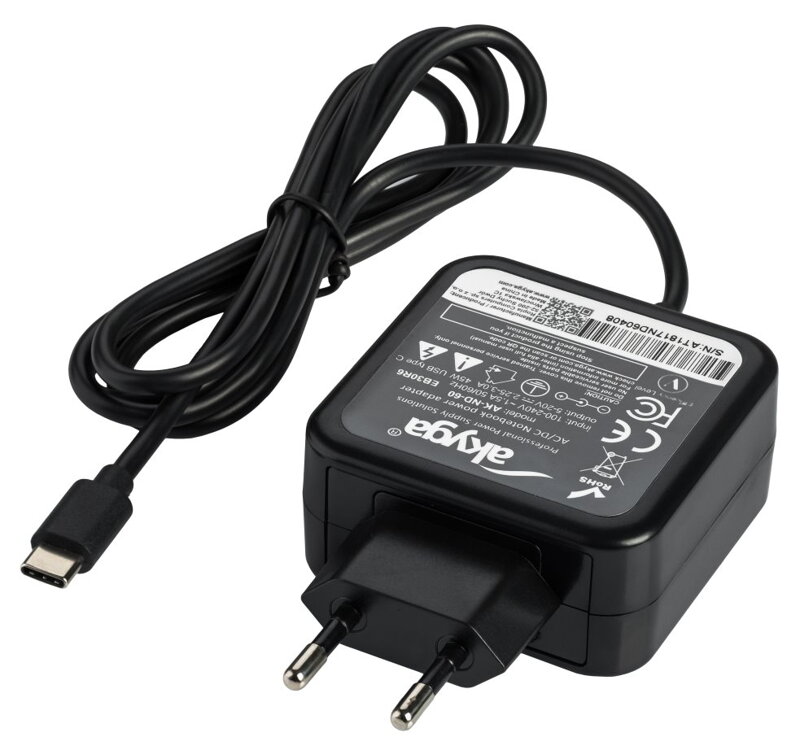 TRX Akyga nabíječka/ 220V/ 5V-20V/ 2.25A-3A/ 45W/ USB-C/ neoriginální TRX Akyga nabíječka/ 220V/ 5V-20V/ 2.25A-3A/ 45W/ USB-C/ neoriginální