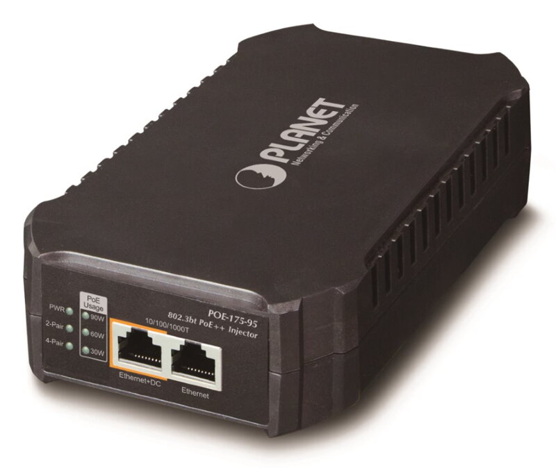 Planet POE-175-95 Ultra PoE injektor 802.3af / at / bt, do 95W, poh, 1000Base-T, interný zdroj Planet POE-175-95 Ultra PoE injektor 802.3af / at / bt, do 95W, poh, 1000Base-T, interný zdroj
