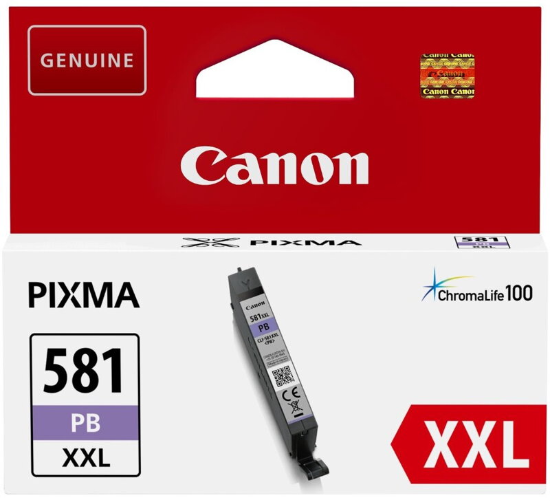 Canon originální inkoustová náplň  CLI-581PB XXL (modrá, 11.7ml) pro Canon PIXMA TR7550, TR8550, TS6150