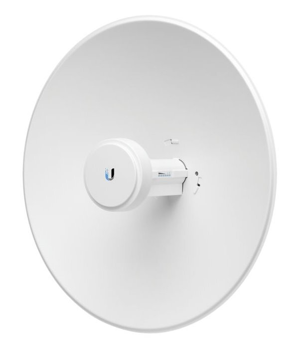 UBNT PowerBeam 2AC 400 - AP / client 2.4GHz, anténa 18dBi MIMO2x2, AirMax AC, 1x Gbit RJ45, PoE 24V