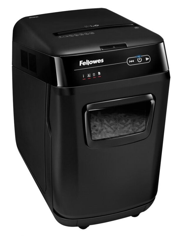 FELLOWES skartovač AutoMax 200 C/ křížový řez 4x38 mm/ objem koše 32 l/ certifikát NBÚ/ stupeň utajení typ 2 - důvěrné FELLOWES skartovač AutoMax 200 C/ křížový řez 4x38 mm/ objem koše 32 l/ certifikát NBÚ/ stupeň utajení typ 2 - důvěrné