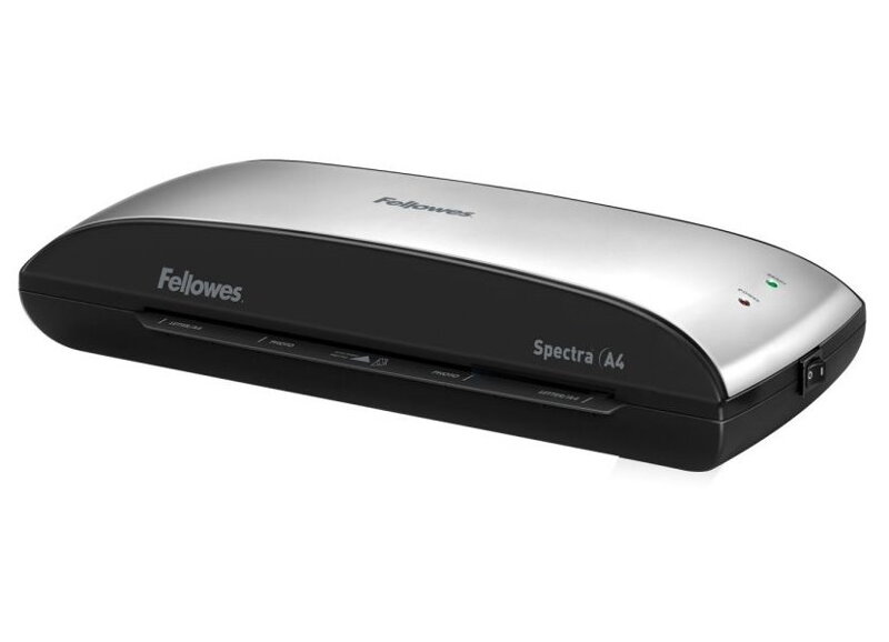 FELLOWES laminátor SPECTRA/ formát A4/ laminovacia šírka 230 mm/ fólie 125 mic/ čierno-strieborny FELLOWES laminátor SPECTRA/ formát A4/ laminovacia šírka 230 mm/ fólie 125 mic/ čierno-strieborny
