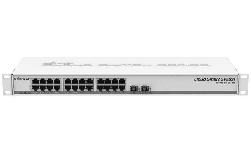 MikroTik Cloud Smart Switch CSS326, 24x Gbit LAN, 2x Gbit SFP port MikroTik Cloud Smart Switch CSS326, 24x Gbit LAN, 2x Gbit SFP port