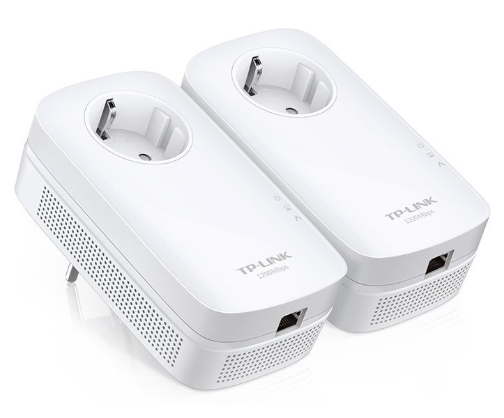 TP-Link TL-PA8010 Powerline ethernet / Starter Kit s priechodná zásuvkou (1200 Mbps), 2ks TP-Link TL-PA8010 Powerline ethernet / Starter Kit s priechodná zásuvkou (1200 Mbps), 2ks