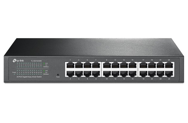 TP-Link TL-SG1024DE / easy smart switch 24x 10/100 / 1000Mbps / IGMP, QoS, VLAN / desktop TP-Link TL-SG1024DE / easy smart switch 24x 10/100 / 1000Mbps / IGMP, QoS, VLAN / desktop