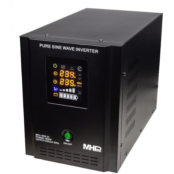 MHPower záložný zdroj MPU-1800-24, UPS, 1800W, čistý sinus, 24V MHPower záložný zdroj MPU-1800-24, UPS, 1800W, čistý sinus, 24V