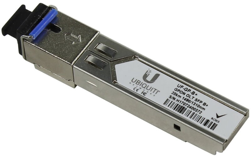 UBNT UFiber GPON B + SFP modul, Single-Mode, konektor SC / UPC UBNT UFiber GPON B + SFP modul, Single-Mode, konektor SC / UPC