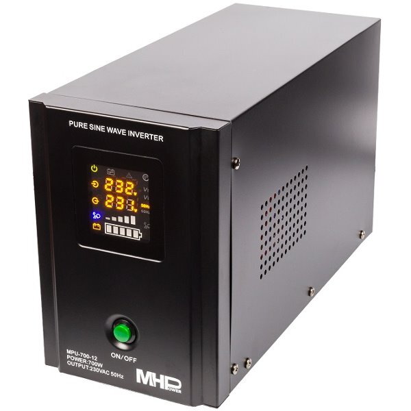 MHPower záložný zdroj MPU-700-12, UPS, 700W, čistý sinus, 12V MHPower záložný zdroj MPU-700-12, UPS, 700W, čistý sinus, 12V