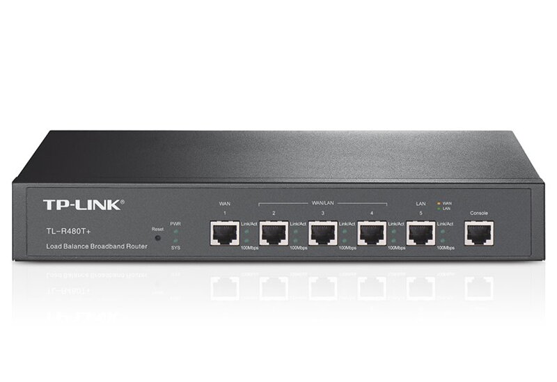 TP-Link TL-R480T + / 5 port SMB Multi-WAN Router / 1xLAN, 1xWAN, 3x LAN / WAN TP-Link TL-R480T + / 5 port SMB Multi-WAN Router / 1xLAN, 1xWAN, 3x LAN / WAN