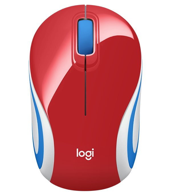 Logitech myš M187/ Bezdrôtová/ Optická/ 1000dpi/ USB prijímač/ červená Logitech myš M187/ Bezdrôtová/ Optická/ 1000dpi/ USB prijímač/ červená