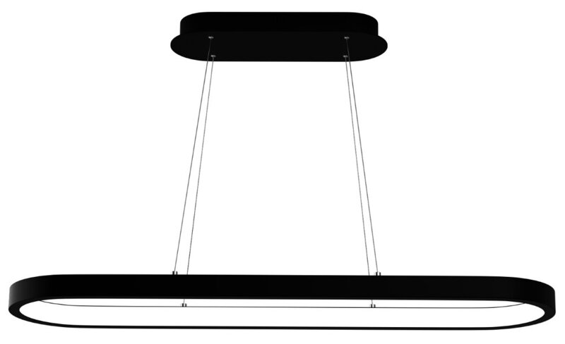 IMMAX NEO hipodróme Smart závesné svietidlo 120x30cm 42W čierne