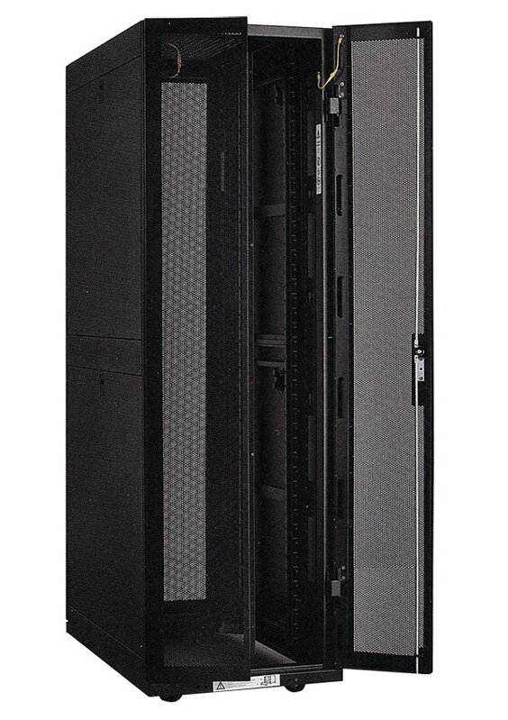 XtendLan 42U/600x1000 stojanový, černý, perforované dvoukřídlé dveře a záda XtendLan 42U/600x1000 stojanový, černý, perforované dvoukřídlé dveře a záda