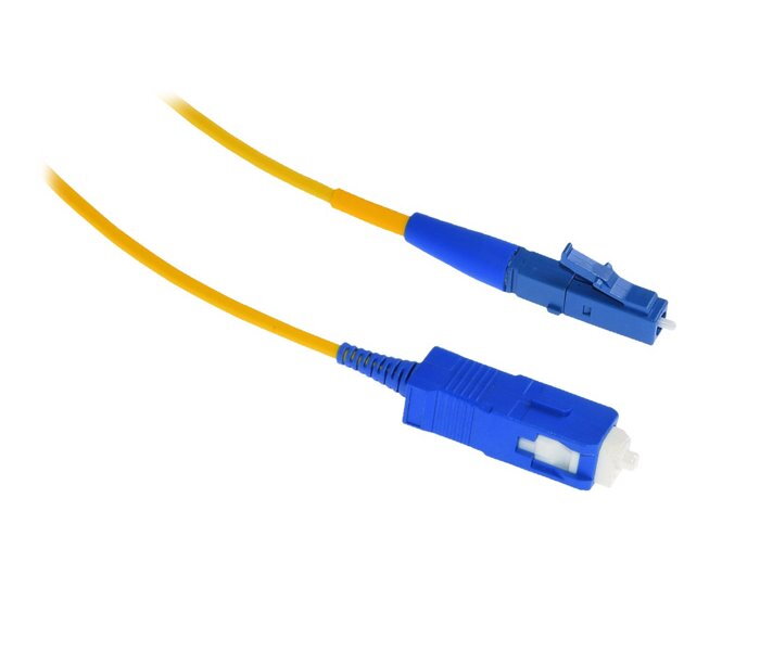 XtendLan FO patch LC-SC 3m 9/125, simplex,LS0H, ultraflexibilní G.657.A1, průměr 2mm, krátký vývod