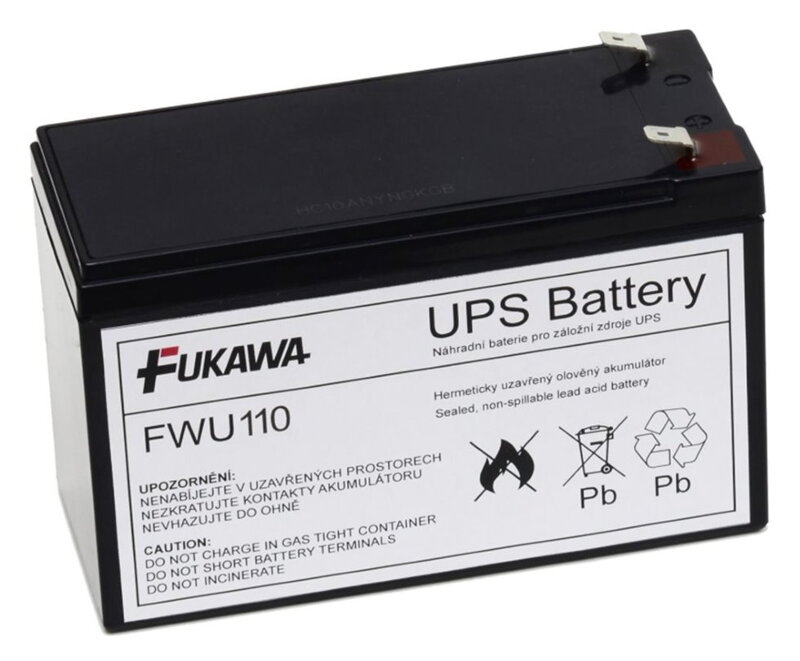 FUKAWA olovená batéria FWU110 pre UPS APC FUKAWA olovená batéria FWU110 pre UPS APC