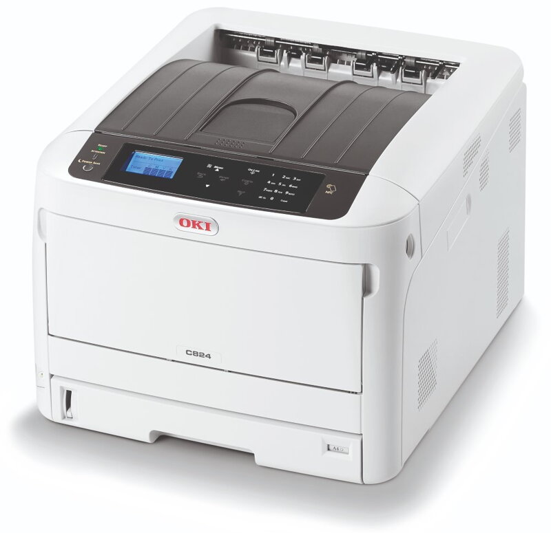 OKI C824dn/ A3/ color/ 26/14ppm/ ProQ2400/ USB/ LAN/ duplex/ Bílá OKI C824dn/ A3/ color/ 26/14ppm/ ProQ2400/ USB/ LAN/ duplex/ Bílá