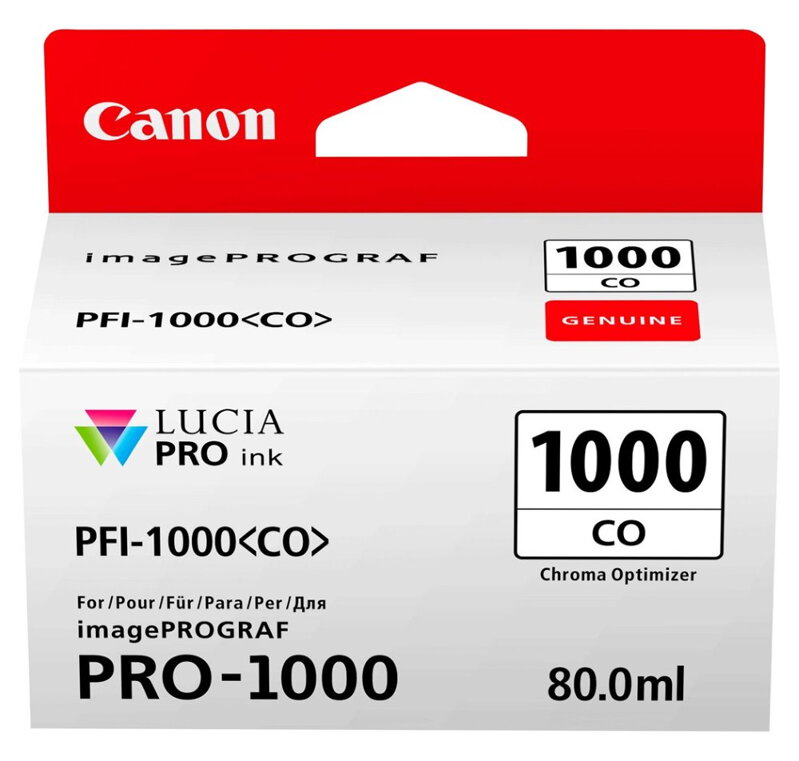 Canon inkoustová náplň PFI-1000 (chroma optimizer, 80ml) pro Canon imagePROGRAF PRO-1000