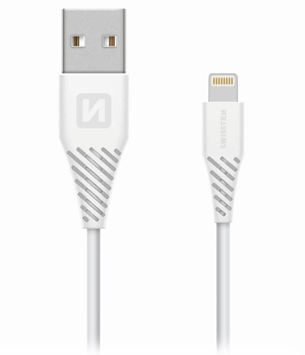 Swissten Datový Kabel Tpe Usb / Lightning Mfi 1,2 M Bílý Swissten Datový Kabel Tpe Usb / Lightning Mfi 1,2 M Bílý