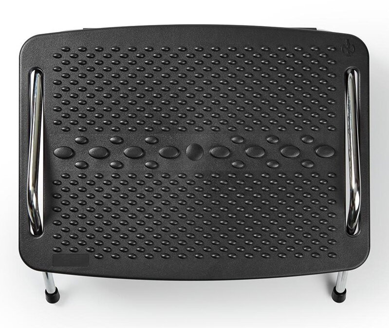 NEDIS ergonomická podnožka/ kovová/ čierná NEDIS ergonomická podnožka/ kovová/ čierná