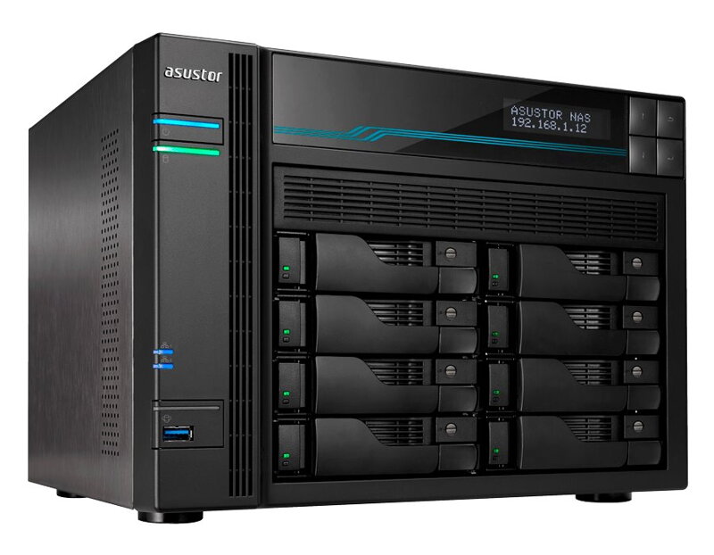 Asustor NAS AS6508T / 8x 2,5 "/ 3,5" SATA III, 2x M.2 / Intel Atom C3538 2.1 GHz / 8GB / 2x 10 GbE + 2x 2.5 GbE / 2x USB 3.2 Asustor NAS AS6508T / 8x 2,5 "/ 3,5" SATA III, 2x M.2 / Intel Atom C3538 2.1 GHz / 8GB / 2x 10 GbE + 2x 2.5 GbE / 2x USB 3.2