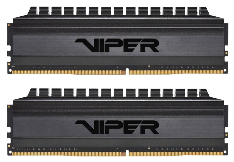 PATRIOT Viper 4 Blackout Series V4B 64GB DDR4 3600MHz / DIMM / CL18 / 1,35V / Heat Shield / KIT 2x 32GB
