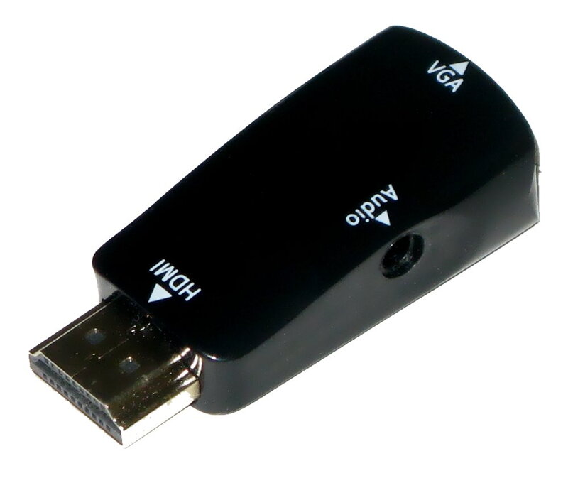 XtendLan Adaptér HDMI (M) na  VGA (F), do 1080p