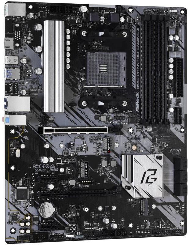 ASRock B550 Phantom Gaming 4 / AM4 / 4x DDR4 DIMM / HDMI / 2x M.2 / ATX ASRock B550 Phantom Gaming 4 / AM4 / 4x DDR4 DIMM / HDMI / 2x M.2 / ATX