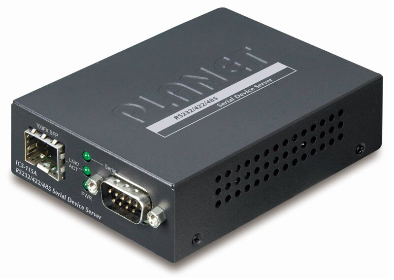 PLANET konvertor RS-232/422/485 na IP, 1x COM, 100Mb SFP, -10 ~ + 60 ° C, SNMP + Telnet PLANET konvertor RS-232/422/485 na IP, 1x COM, 100Mb SFP, -10 ~ + 60 ° C, SNMP + Telnet