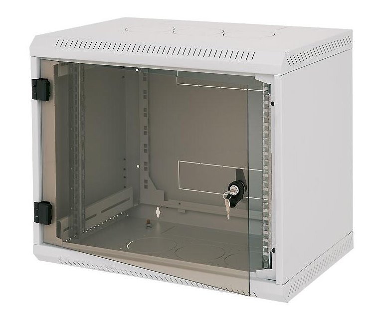 Triton 19 'rozvaděč jednodílný 18U / 500mm vylamovacie otvor pre ventilátor RAL7035, sivý Triton 19 'rozvaděč jednodílný 18U / 500mm vylamovacie otvor pre ventilátor RAL7035, sivý