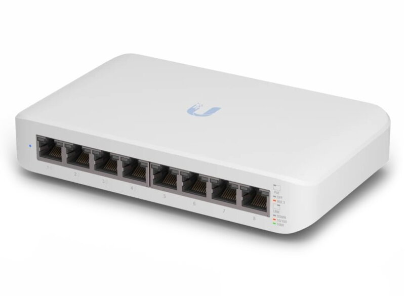 UBNT UNIFEM Switch Lite 8 PoE - 8x Gbit RJ45, 4x PoE 802.3at, 52W UBNT UNIFEM Switch Lite 8 PoE - 8x Gbit RJ45, 4x PoE 802.3at, 52W