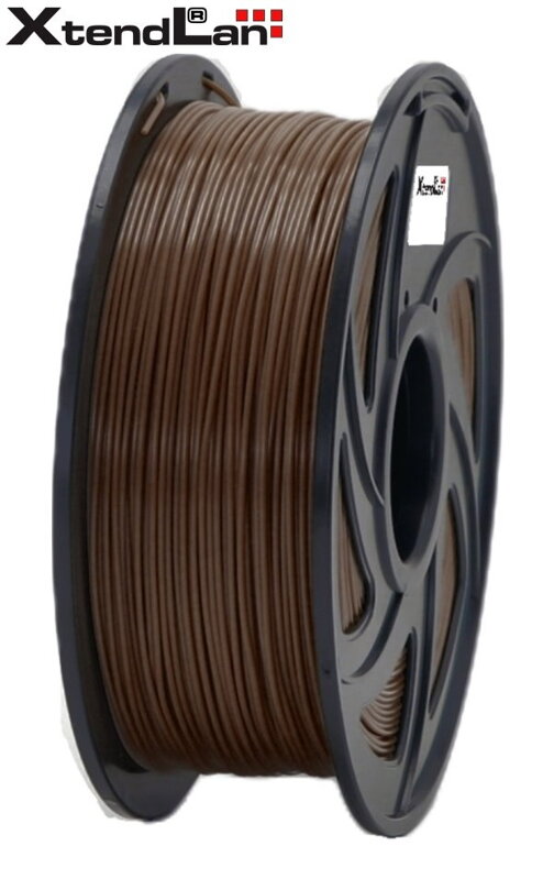 XtendLAN PETG filament 1,75mm hnedý 1kg XtendLAN PETG filament 1,75mm hnedý 1kg