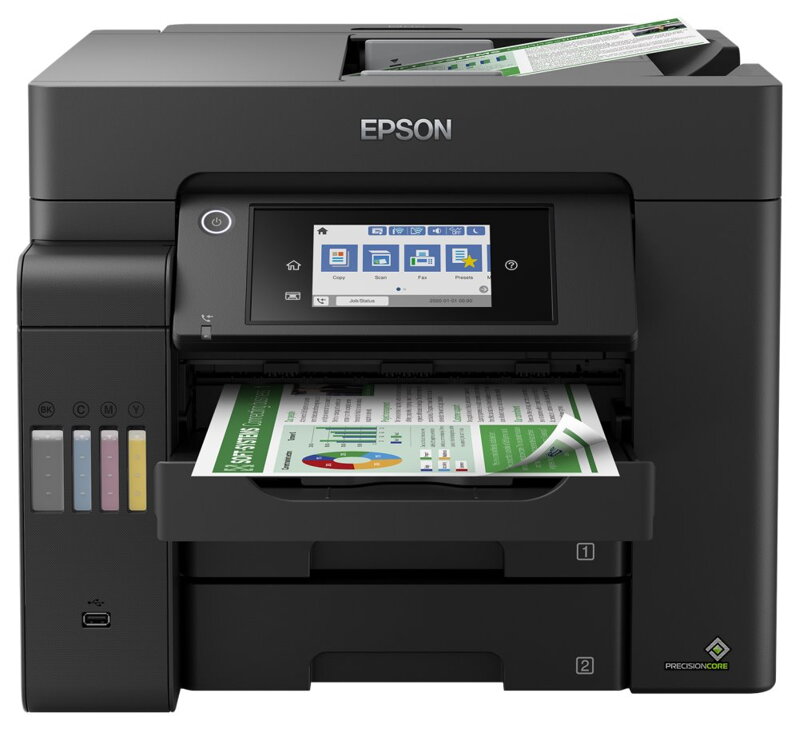 Epson L6550/ 4800 x 2400/ A4/ MFZ/ LCD/ ITS/ Duplex/ 4 barvy/ Wi-Fi/ USB/ 3 roky záruka po registraci Epson L6550/ 4800 x 2400/ A4/ MFZ/ LCD/ ITS/ Duplex/ 4 barvy/ Wi-Fi/ USB/ 3 roky záruka po registraci