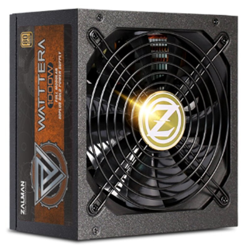 Zalman zdroj ZM1000-EBTII Watttera / 1000W / ATX / akt. PFC / 135mm ventilátor / 100-240V / 80+ Gold Zalman zdroj ZM1000-EBTII Watttera / 1000W / ATX / akt. PFC / 135mm ventilátor / 100-240V / 80+ Gold