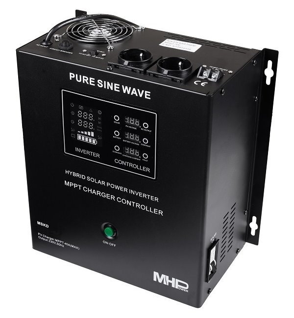MHPower záložný zdroj MSKD-1800-24, UPS, 1800W, čistý sinus, 24V, solárny regulátor MPPT MHPower záložný zdroj MSKD-1800-24, UPS, 1800W, čistý sinus, 24V, solárny regulátor MPPT