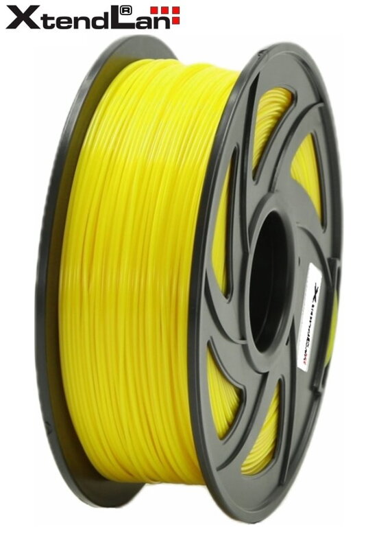 XtendLAN PLA filament 1,75mm žltý 1kg