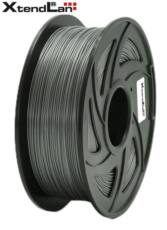 XtendLAN PLA filament 1,75mm šedý 1kg
