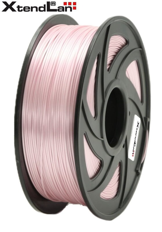XtendLAN PLA filament 1,75mm svetlo ružový 1kg