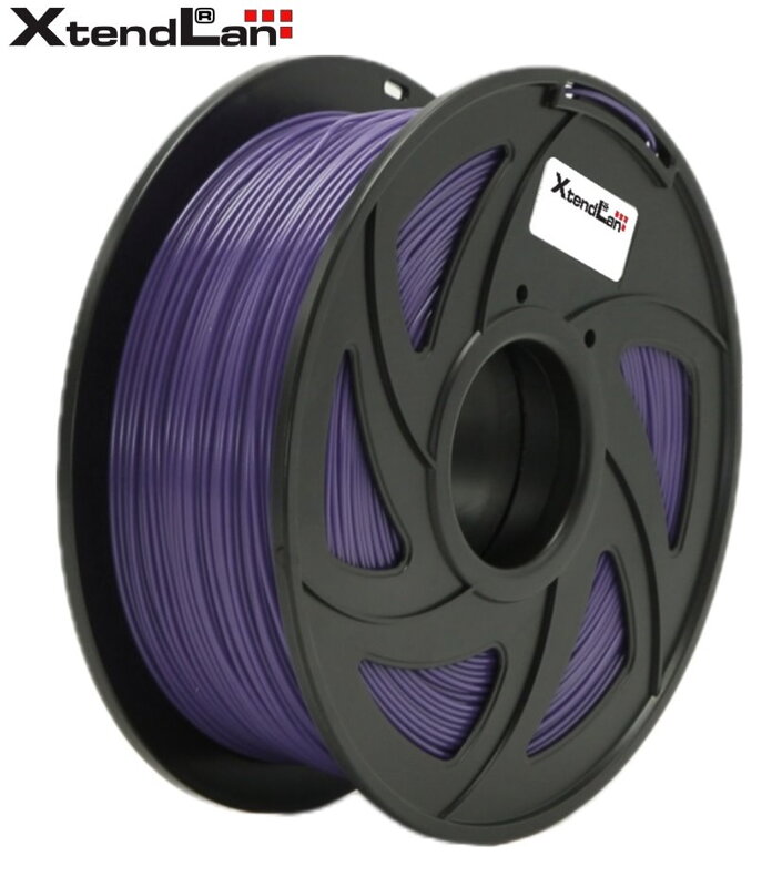 XtendLAN PLA filament 1,75mm žiarivo fialový 1kg