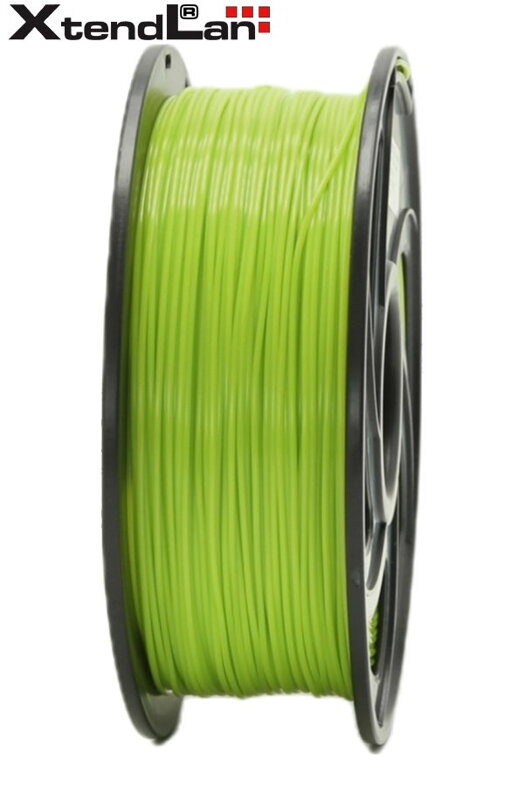 XtendLAN PLA filament 1,75mm trávovo zelený 1kg
