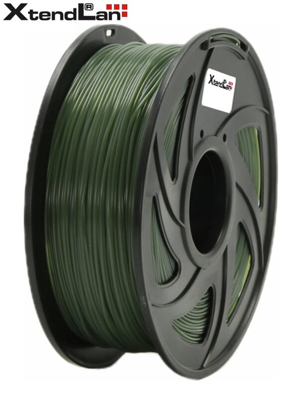 XtendLAN PETG filament 1,75mm poľovnícka zelená 1kg