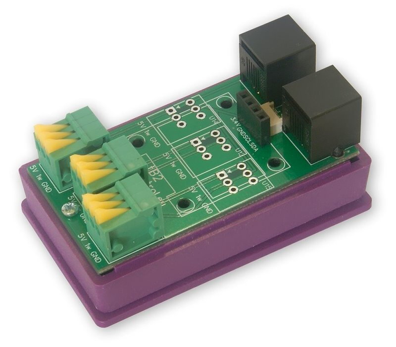 TINYCONTROL rozšiřující modul s 1wire, I2C a OLED displej pro LAN ovladač v3 TINYCONTROL rozšiřující modul s 1wire, I2C a OLED displej pro LAN ovladač v3