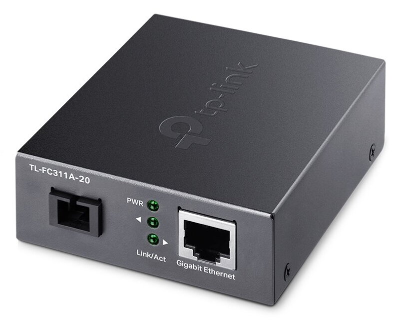 TP-Link TL-FC311A-20 WDM Media Konvertor 1x 10/100/1000 Mbps RJ45/ 1x 1000Mbps SC/ Eth/Optika (single-mode), 20km TP-Link TL-FC311A-20 WDM Media Konvertor 1x 10/100/1000 Mbps RJ45/ 1x 1000Mbps SC/ Eth/Optika (single-mode), 20km