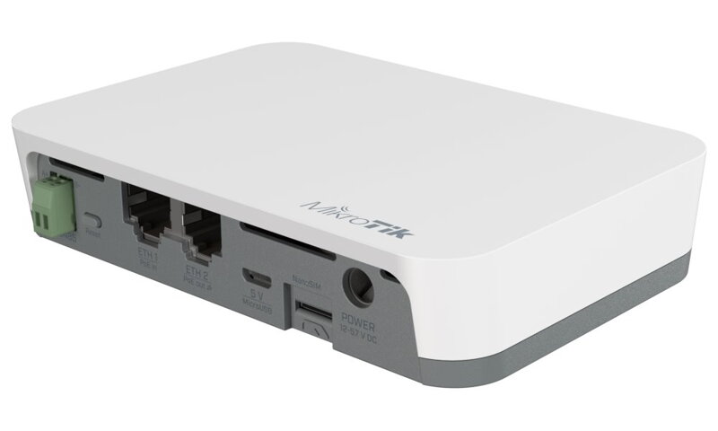 MikroTik KNOT IoT Gateway CAT-M/NB, Bluetooth, 2x LAN, 1x SIM, microUSB, 2.4 GHz b/g/n, L4 MikroTik KNOT IoT Gateway CAT-M/NB, Bluetooth, 2x LAN, 1x SIM, microUSB, 2.4 GHz b/g/n, L4