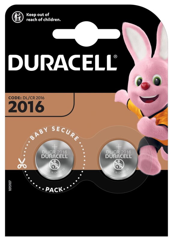 DURACELL - LI knoflíková bat. 2016 2 ks