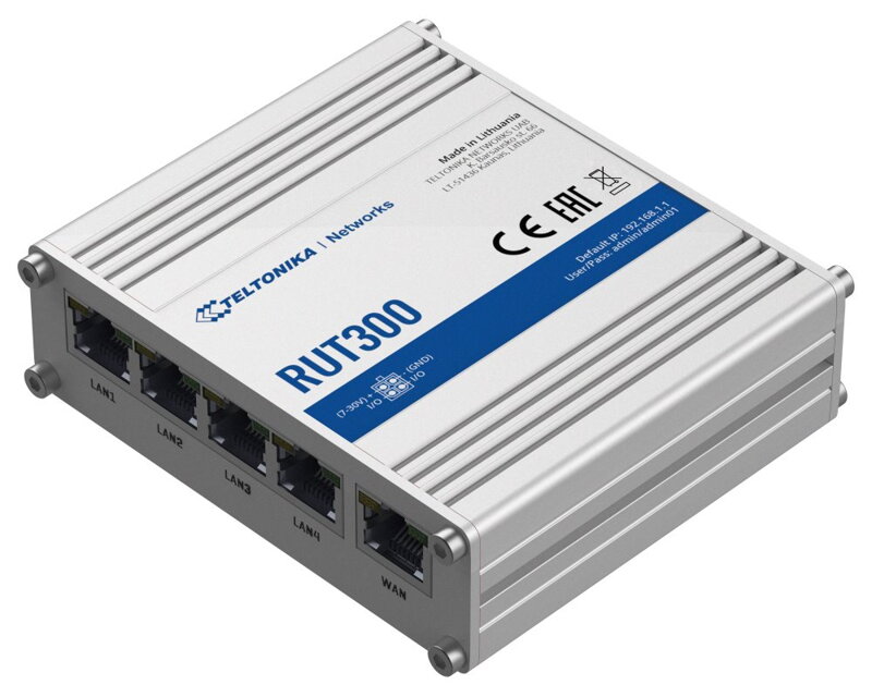 Teltonika priemyselný router RUT300 Teltonika priemyselný router RUT300