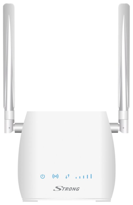STRONG 4G LTE Router 300M/ Wi-Fi standard 802.11 b/g/n/ 300 Mbit/s/ 2,4GHz/ 1x LAN/ USB/ SIM slot/ 2 odnímatelné antény