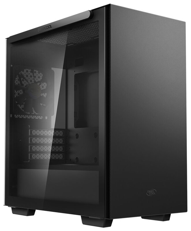 DEEPCOOL skříň Macube 110 / Micro ATX / 120mm fan / 2xUSB 3.0 / prosklená bočnice s magnetickým uchycením / černá DEEPCOOL skříň Macube 110 / Micro ATX / 120mm fan / 2xUSB 3.0 / prosklená bočnice s magnetickým uchycením / černá