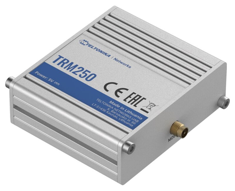 Teltonika průmyslový LTE modem TRM250 Teltonika průmyslový LTE modem TRM250